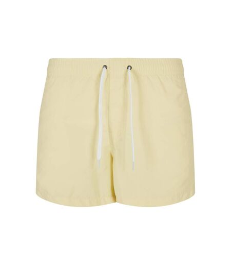 Short De Bain Homme Jaune Pâle Build Your Brand