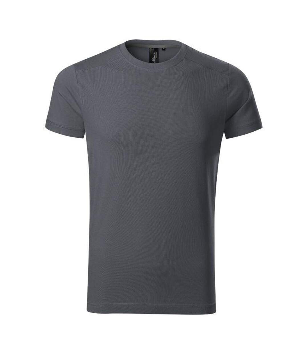 T-shirt Motif/style Uni Action Homme Gris Malfini-1