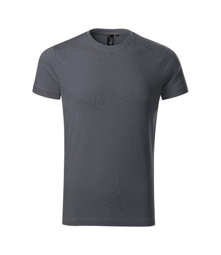 T-shirt Motif/style Uni Action Homme Gris Malfini