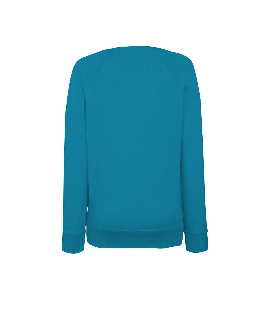 Sweatshirt à manches raglan femme bleu azur Fruit of the Loom