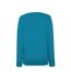 Fruit OF The Loom Ladies Fitted Lightweight Raglan Sweatshirt (240 GSM) (Azure Blue)