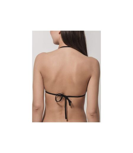 Haut maillot de bain triangle convertible Blue Sense Luna Splendida noir