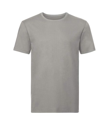 Russell Mens Organic Short-Sleeved T-Shirt (Stone) - UTBC4713