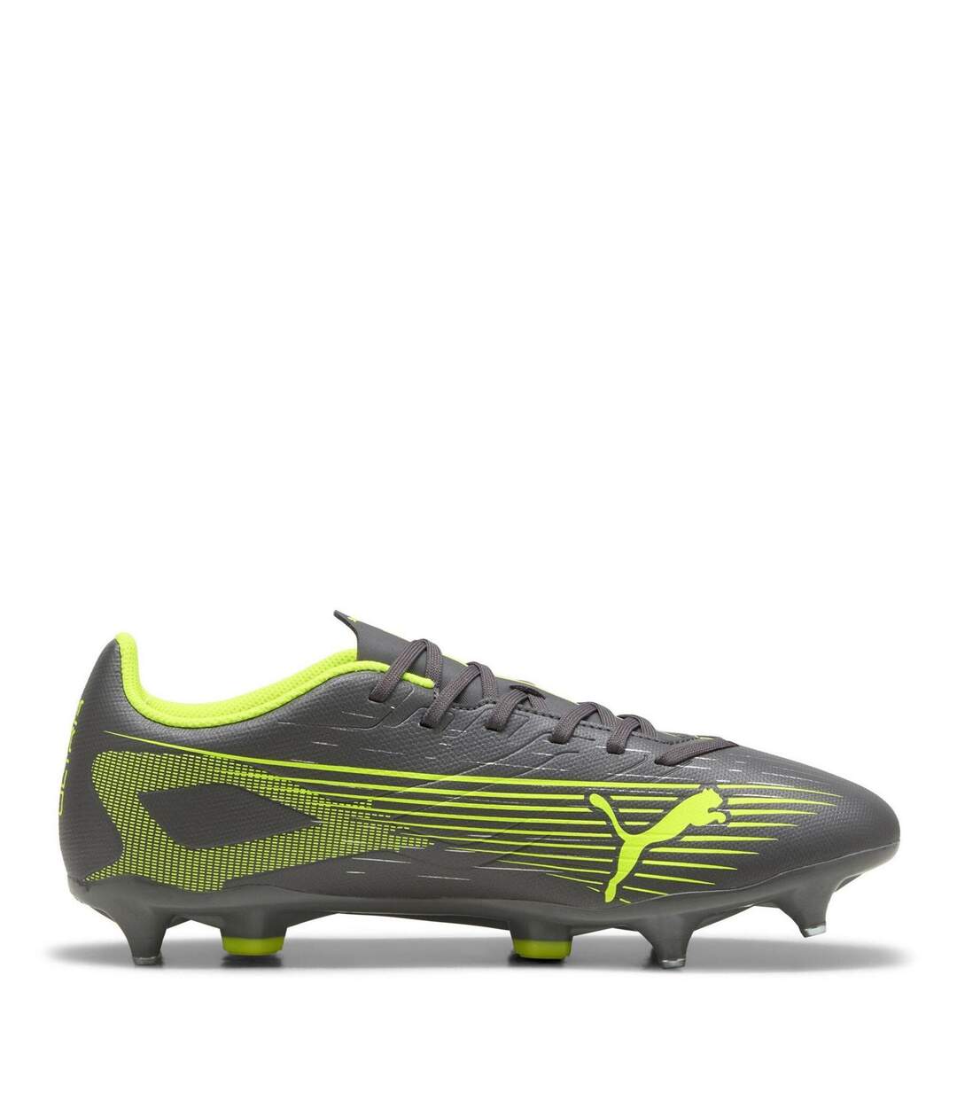 Mens Ultra Play Cleated Soft Ground Football Boots Matted Silver Puma-4