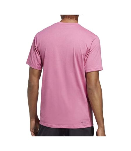 T-shirt Noir/Rose Homme Adidas IC1218 - XS