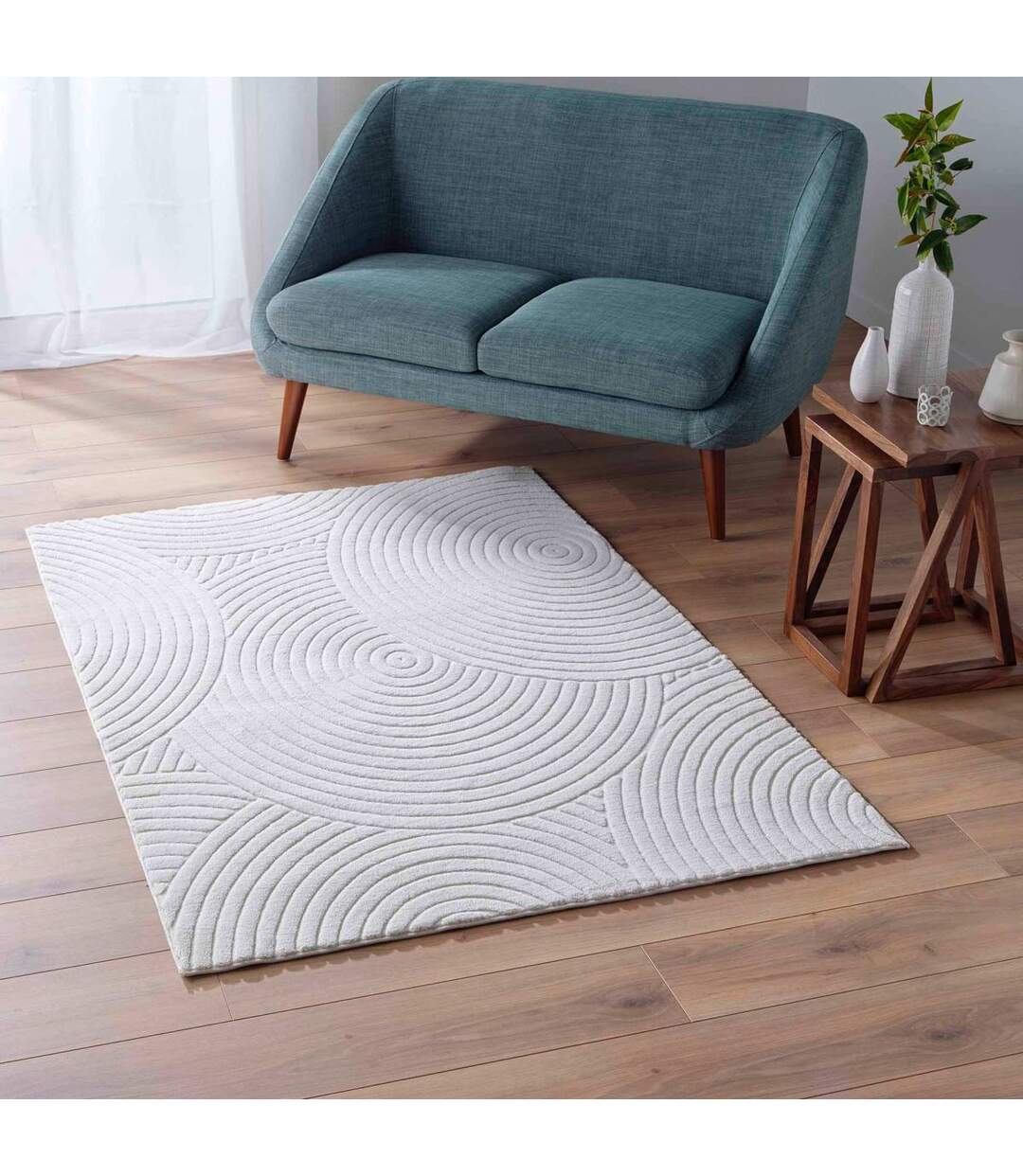 Tapis Déco Relief Lazio 120x170cm Naturel-4
