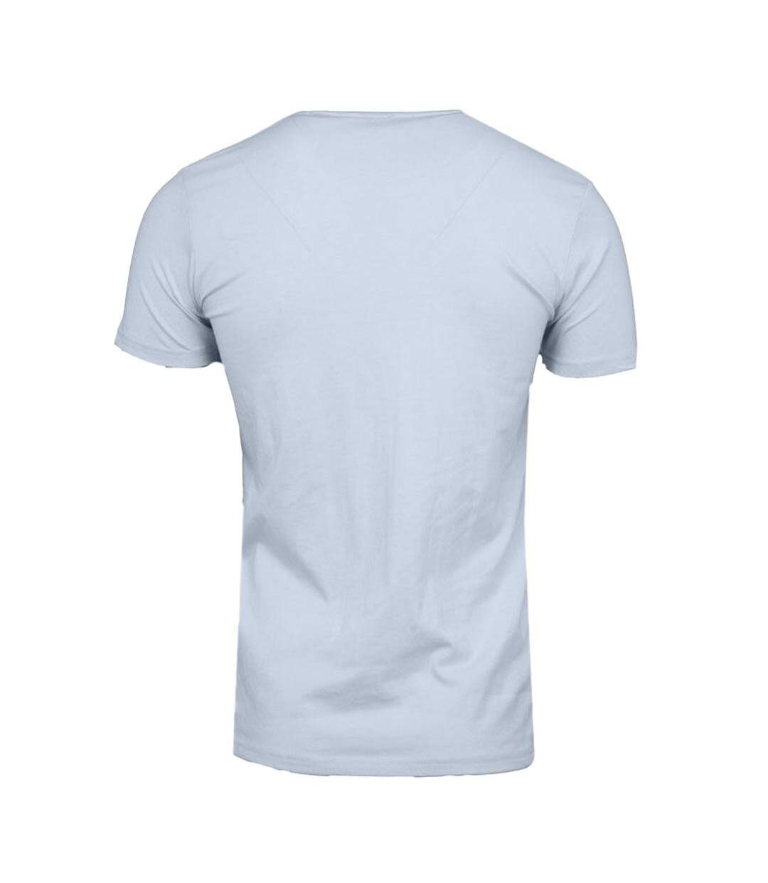T-shirt bleu clair homme best mountain 1017 - m-2