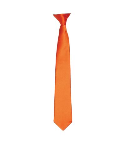 Premier Unisex Adult Satin Tie (Terracotta) (One Size)