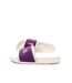 Claquettes blanches/bleu/rouge mixte le coq sportif slide-1
