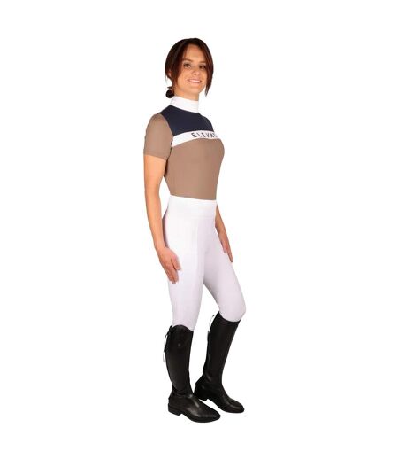 Womens/ladies elevate allure show shirt navy/fossil/white Hy