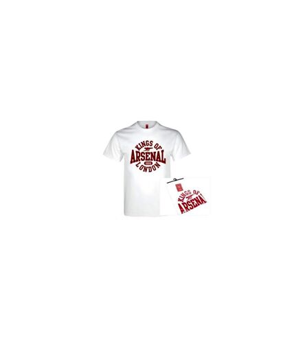 Arsenal FC - T-shirt KINGS OF LONDON - Adulte (Blanc / rouge) - UTBS2160