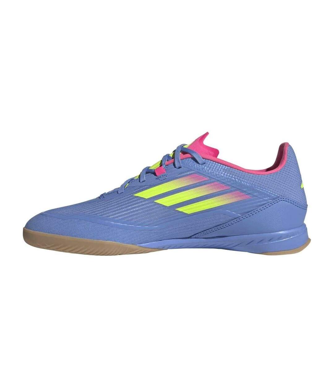 Mens F50 Indoor Football Shoes Blue Lemon Adidas-3