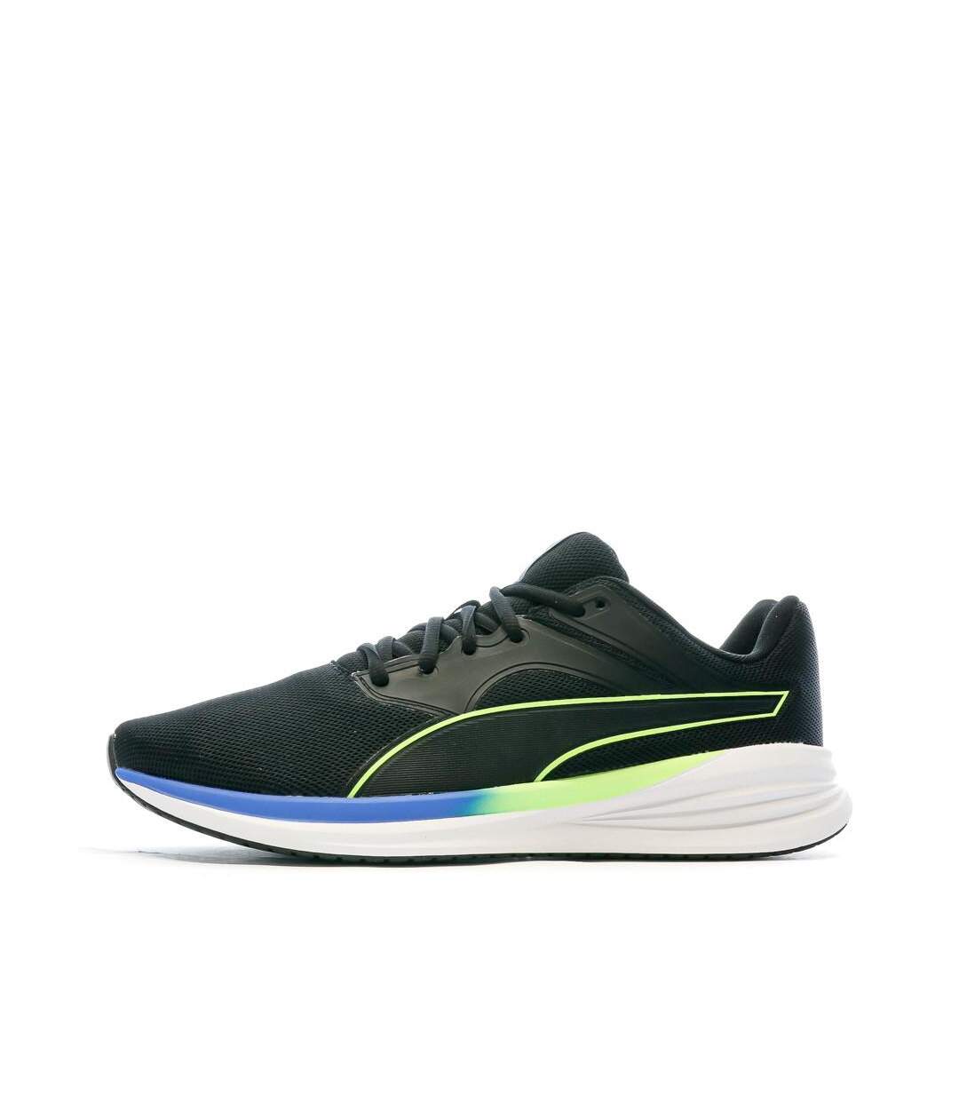 Chaussures de running noir homme puma fizzy lim-1