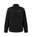 Mens Fletch Overshirt Black Nicce-1