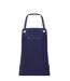 Unisex adult barley sustainable contrast stitching full apron one size navy/camel Premier-2