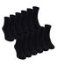 12 Pairs Mens Diabetic Ankle Socks Cotton Blend Non Elastic Comfort Socks-1