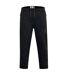 Duke Mens Kingsize Albert Open Hem Jogging Bottoms (Black) - UTDC134-1