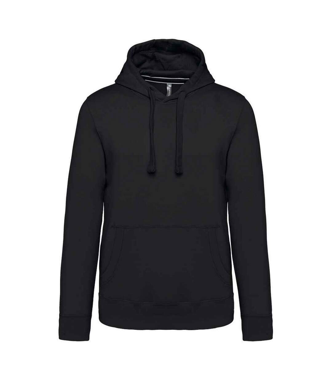 Mens Hooded Sweatshirt Black Kariban-1