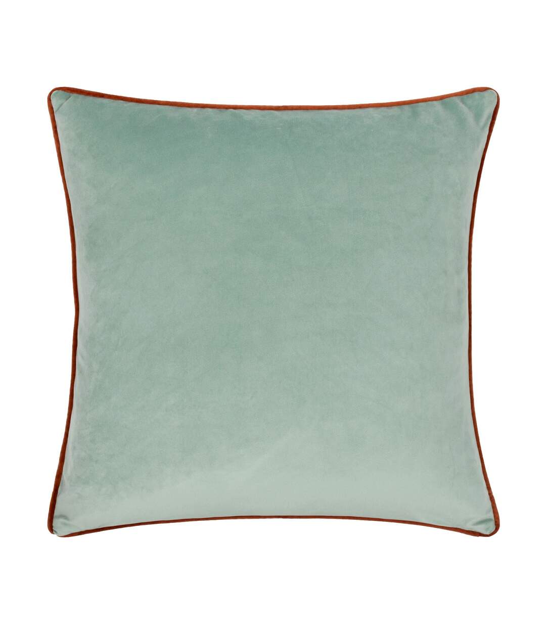 Roar piped velvet cushion cover 43cm x 43cm teal Little Furn