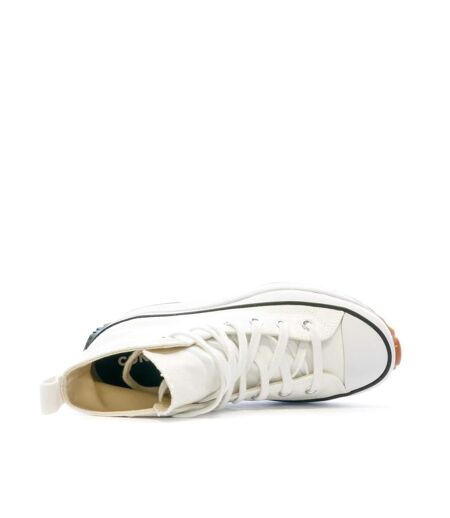 Baskets blanches mixte converse run star hike
