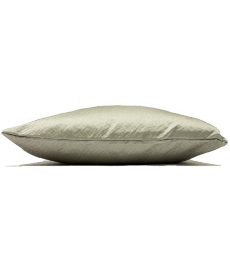 Riva Home Palermo Cushion Cover with Metallic Sheen Design. (Oyster)