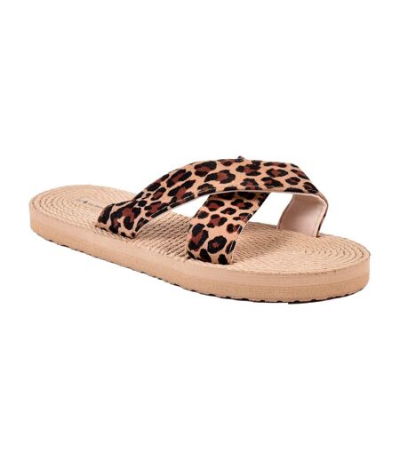 Claquette Femme LEOPARD