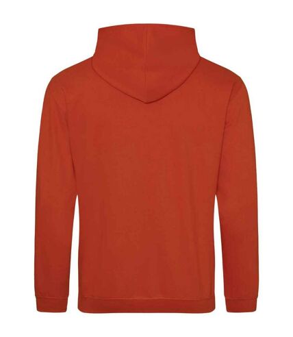 Sweat à capuche college adulte orange foncé Awdis Awdis