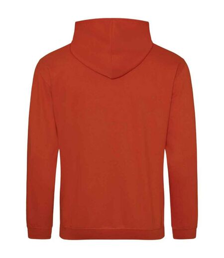 Sweat à capuche college adulte orange foncé Awdis Awdis