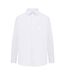 Absolute Apparel Mens Long Sleeved Classic Poplin  Shirt (White) - UTAB117-3