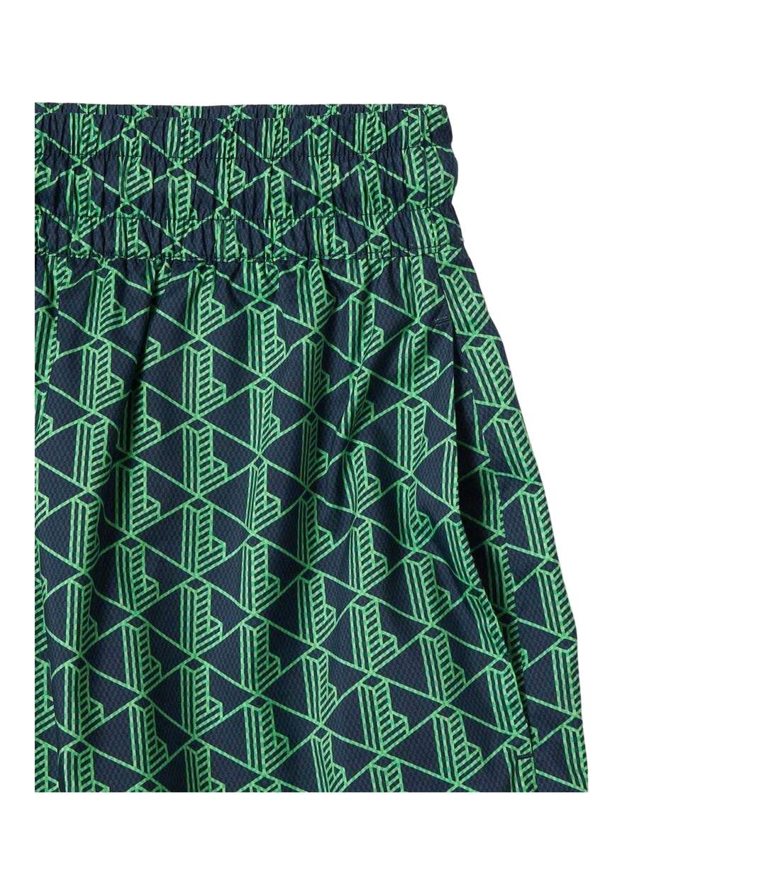 Womens/ladies Monogram Wide Leg Shorts Multicoloured Lacoste-3