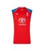 Pull De Cricket Sans Manches Sans Manches Motif/style Cricket D´angleterre It20 2026/2027 Homme Rouge Bleu Castore-1