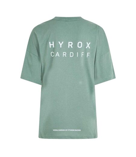 Womens/ladies Hyrox Logo Performance T-shirt Eucalyptus Puma