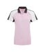Womens/ladies Hazelmere Nosilife Short-sleeved Golf Polo Shirt Orchid White Craghoppers-2