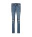 Womens/ladies Curtis Slim Jeans Blue Wash Criminal Damage-1