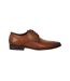 Debenhams Mens Hawkins Leather Derby Shoes (Tan) - UTDH6307