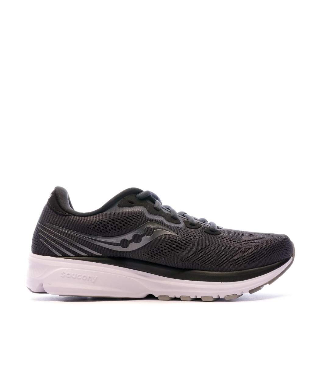 Chaussures de running noires mixte saucony ride 14-2