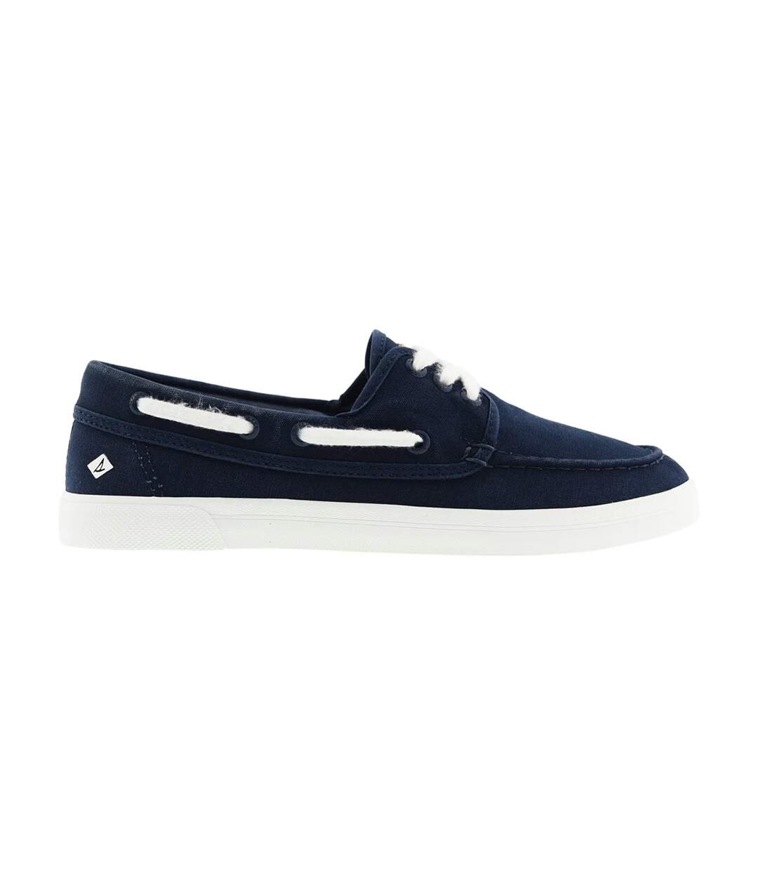 Womens/ladies Venice Leather Shoes Navy Sperry-1
