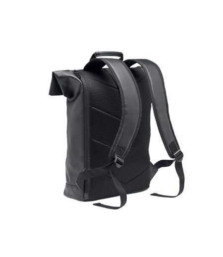 Bai roll roll top pu laptop backpack one size black MidOcean