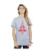 Disney - T-shirt FROZEN CHRISTMAS TREE - Femme (Gris chiné) - UTBI24687-2