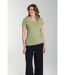 Tee Shirt Col Rond Manches Courtes Femme Marine  Sauge() | Gerard Pasquier Avec Col Rond | Gerard Pa-1