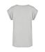 T-shirt Femme Gris Pâle Build Your Brand-2
