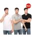 Pack Of 3  Mens Polo Shirt  Black Grey White Jack And Jones-1