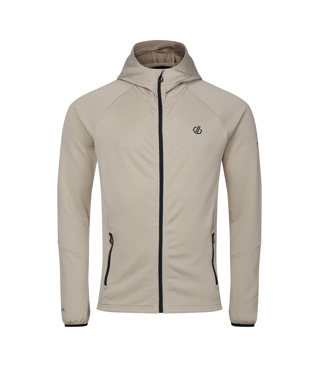 Mens Venture Stretch Hooded Midlayer White Pepper Regatta-2