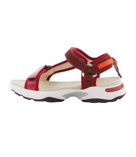 Sandales Motif/style À Rayures Femme Rouge Franklin