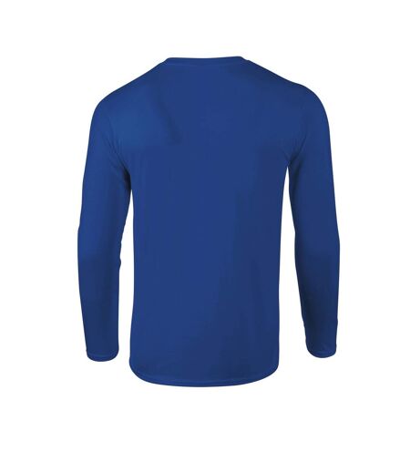 Gildan Unisex Adult Softstyle Plain Long-Sleeved T-Shirt (Royal Blue)