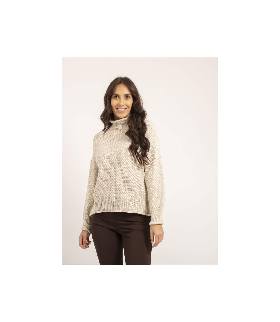 Pull col montant KIANTY - Dona X Lisa-1
