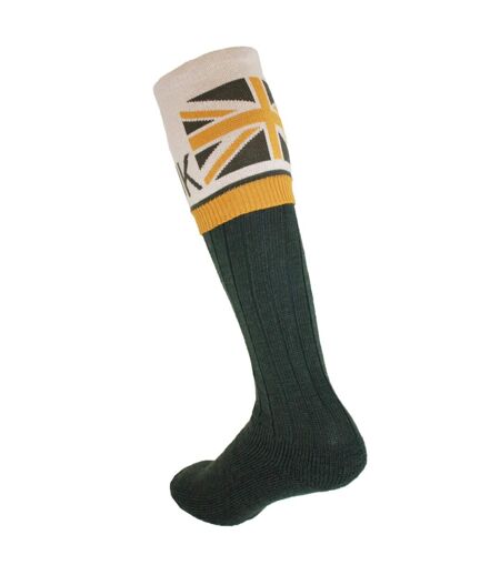 Chaussettes Pour Bottes Style Union Jack Adulte Vert Waring Brooke