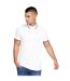 Polo padro homme blanc Crosshatch