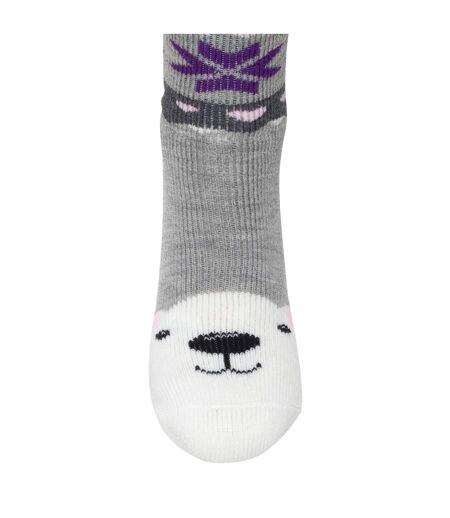 Ladies/Womens Slipper Gripper Socks (Polar Bear) - UTUT612