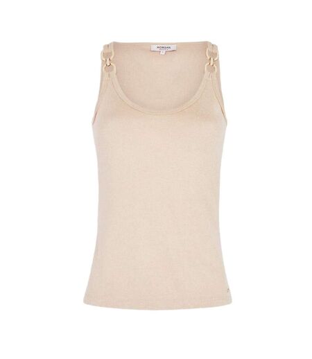 Débardeur beige femme morgan didoni - l
